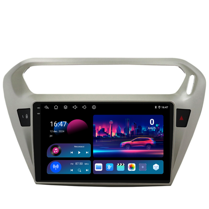 Navigatie Dedicata Peugeot 301 (2013-2018), 9Inch, 6Gb Ram, 128Gb Stocare, Carplay [4]