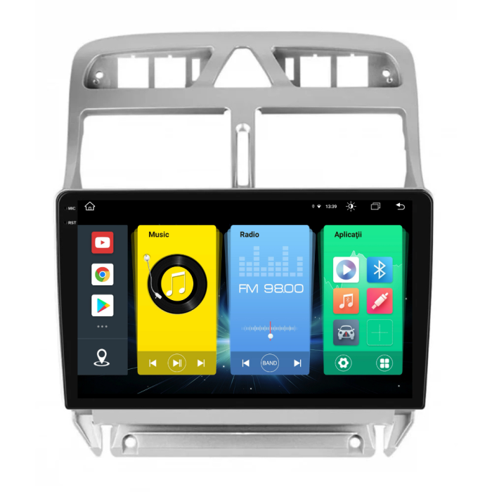 Navigatie Dedicata Peugeot 307 (2000-2013), 2K, 8Gb Ram, 256Gb Stocare, Carplay [7]