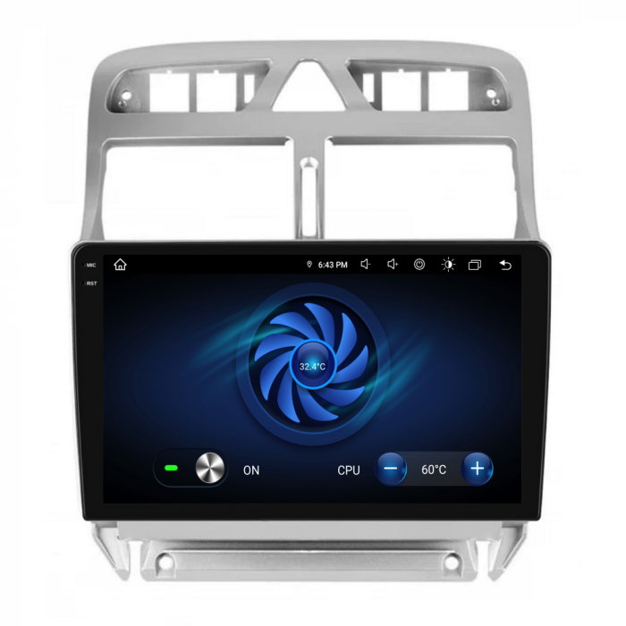 Navigatie Dedicata Peugeot 307 (2000-2013), 9Inch, 2Gb Ram, 32Gb Stocare, Carplay [7]