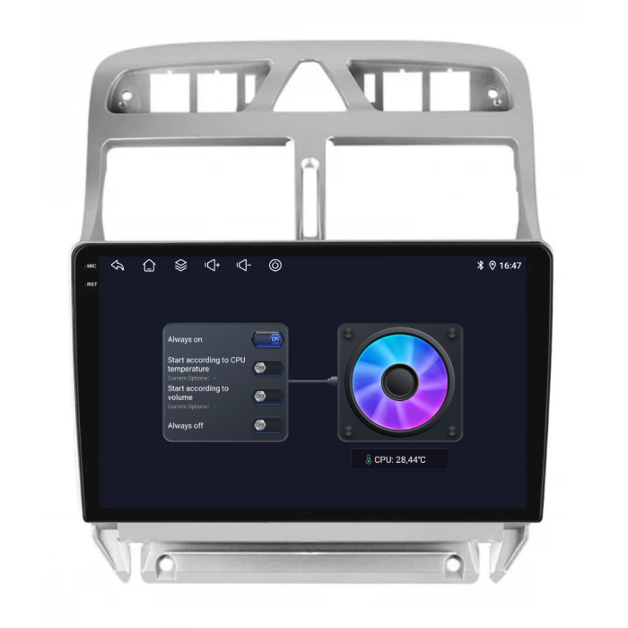 Navigatie Dedicata Peugeot 307 (2000-2013), 9Inch, 8Gb Ram, 256Gb Stocare, Carplay [8]