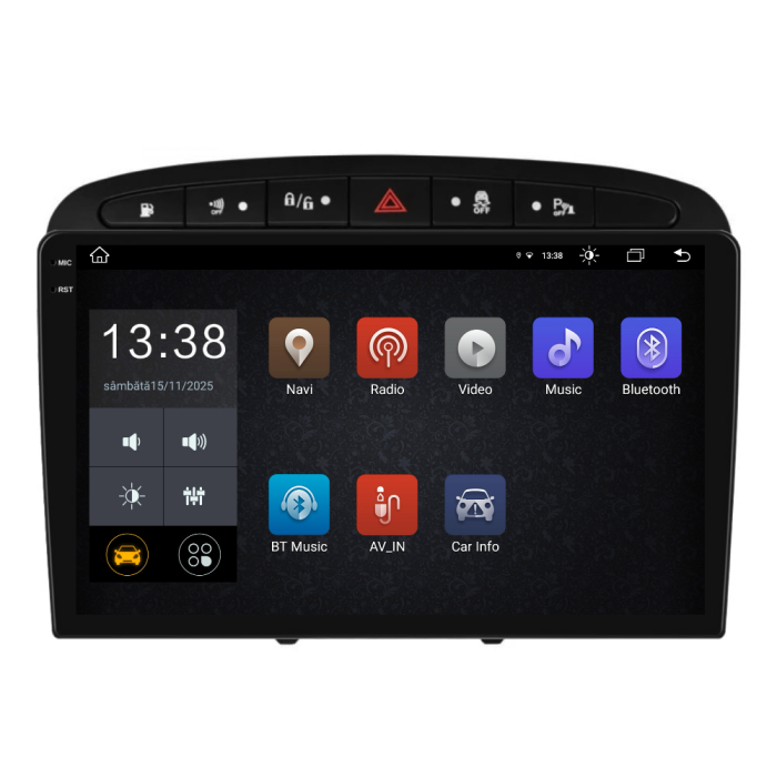Navigatie Dedicata Peugeot 308/408 (2008-2013), 2K, 8Gb Ram, 256Gb Stocare, Carplay [4]