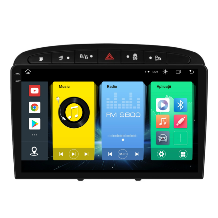 Navigatie Dedicata Peugeot 308/408 (2008-2013), 2K, 8Gb Ram, 256Gb Stocare, Carplay [7]