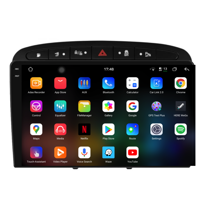 Navigatie Dedicata Peugeot 308/408 (2008-2013), 2K, 12Gb Ram, 256Gb Stocare, Carplay [3]