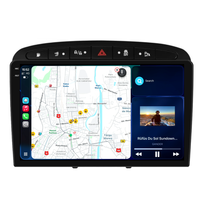 Navigatie Dedicata Peugeot 308/408 (2008-2013), 9Inch, 2Gb Ram, 32Gb Stocare, Carplay [2]