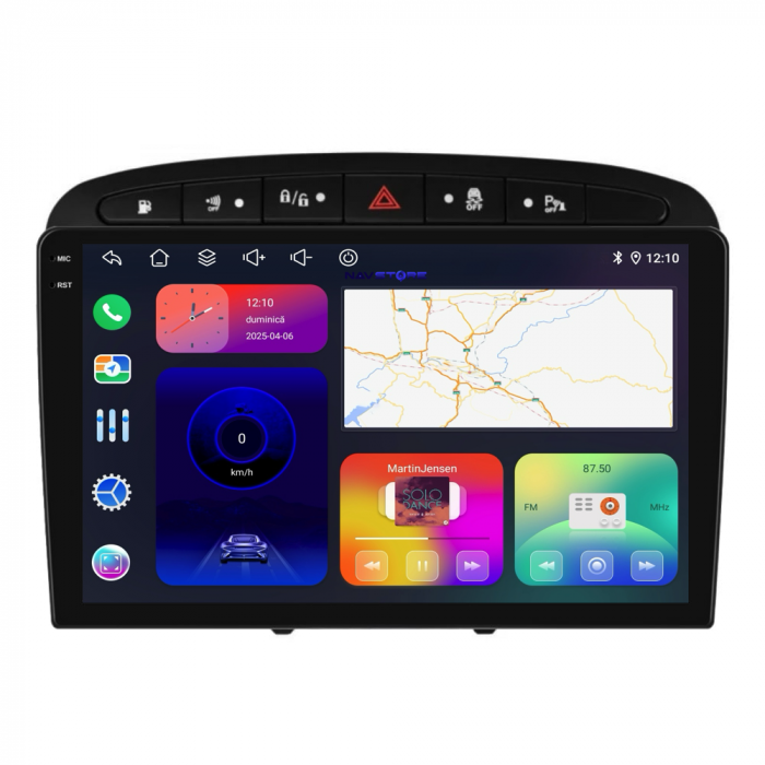 Navigatie Dedicata Peugeot 308/408 (2008-2013), 9Inch, 2Gb Ram, 32Gb Stocare, Carplay [6]