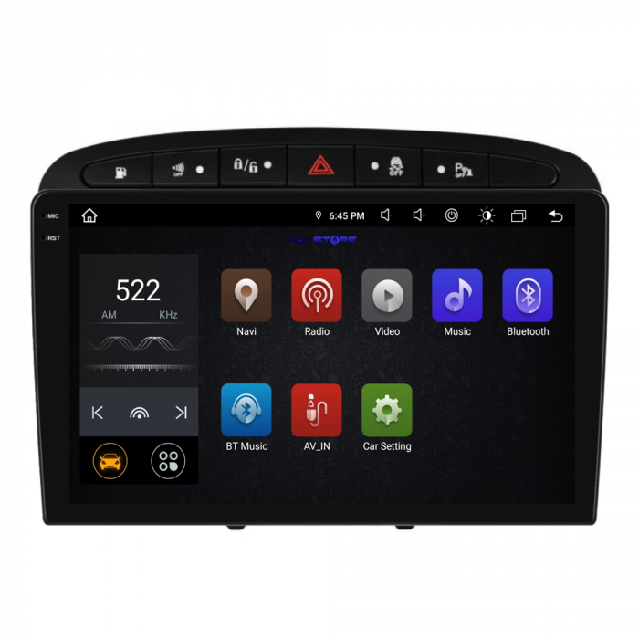 Navigatie Dedicata Peugeot 308/408 (2008-2013), 9Inch, 4Gb Ram, 64Gb Stocare, Carplay [6]