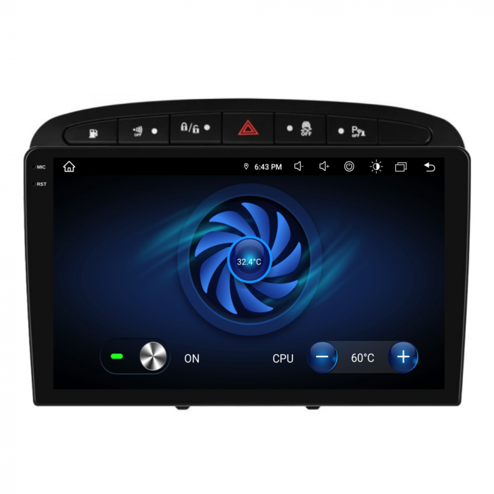 Navigatie Dedicata Peugeot 308/408 (2008-2013), 9Inch, 4Gb Ram, 64Gb Stocare, Carplay [8]