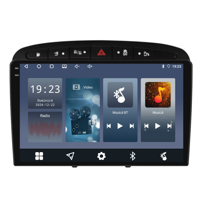 Navigatie Dedicata Peugeot 308/408 (2008-2013),QuadCore, 9Inch, 4Gb Ram, 64Gb Stocare, Carplay [7]