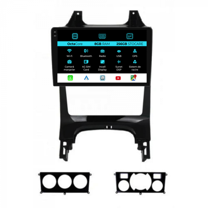Navigatie Dedicata Peugeot 5008/3008 (2009-2016), 9Inch, 8Gb Ram, 256Gb Stocare, Carplay [1]