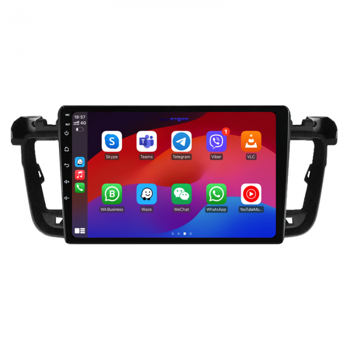 Navigatie Dedicata Peugeot 508 (2010-2018), 9Inch, 1Gb Ram, 32Gb Stocare, Carplay [4]