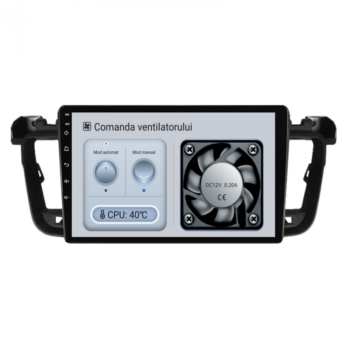Navigatie Dedicata Peugeot 508 (2010-2018), 9Inch, 1Gb Ram, 32Gb Stocare, Carplay [6]