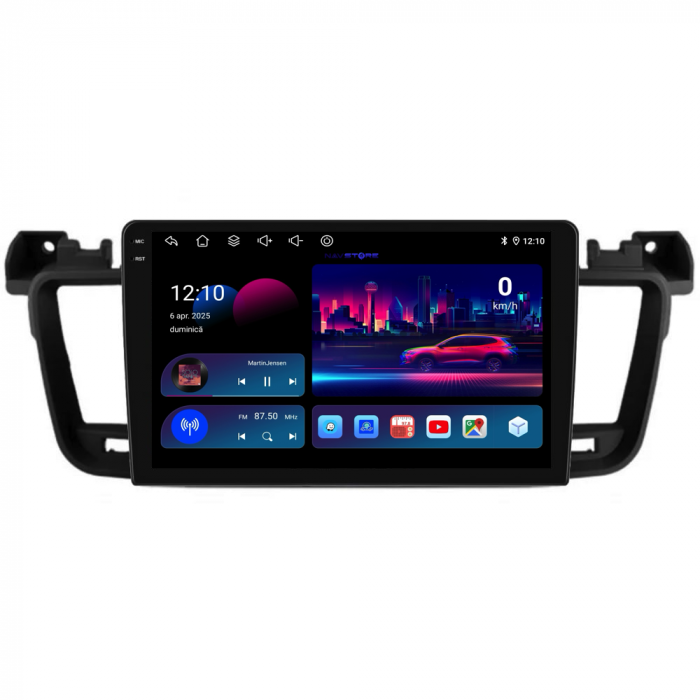 Navigatie Dedicata Peugeot 508 (2010-2018), 9Inch, 8Gb Ram, 256Gb Stocare, Carplay [4]
