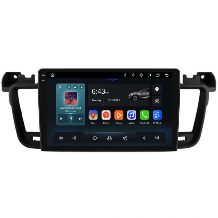 Navigatie Dedicata Peugeot 508 (2010-2018),QuadCore, 9Inch, 4Gb Ram, 64Gb Stocare, Carplay [5]