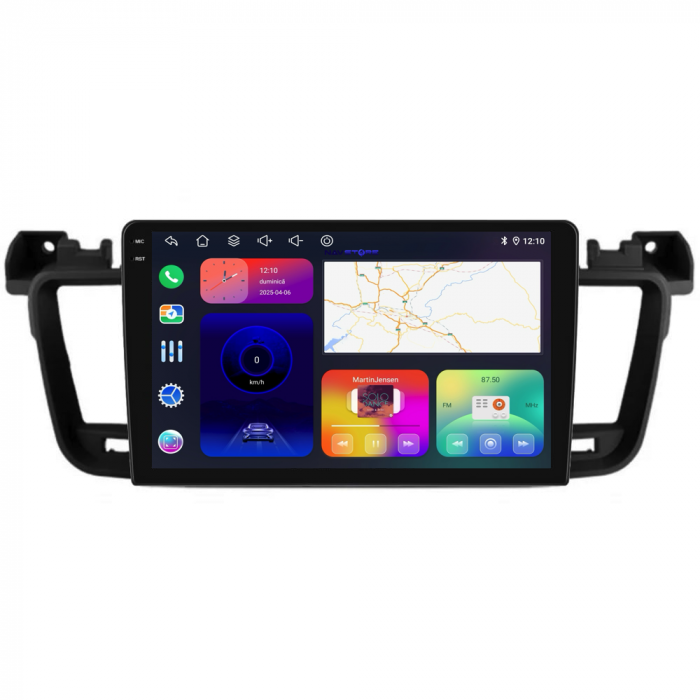 Navigatie Dedicata Peugeot 508 (2010-2018),QuadCore, 9Inch, 4Gb Ram, 64Gb Stocare, Carplay [6]