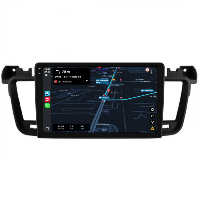 Navigatie Dedicata Peugeot 508 (2010-2018),QuadCore, 9Inch, 4Gb Ram, 64Gb Stocare, Carplay [3]