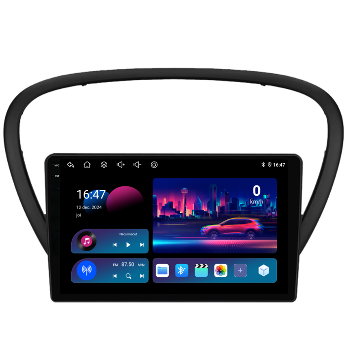 Navigatie Dedicata Peugeot 607 (2004-2011), 9Inch, 2Gb Ram, 32Gb Stocare, Carplay [4]