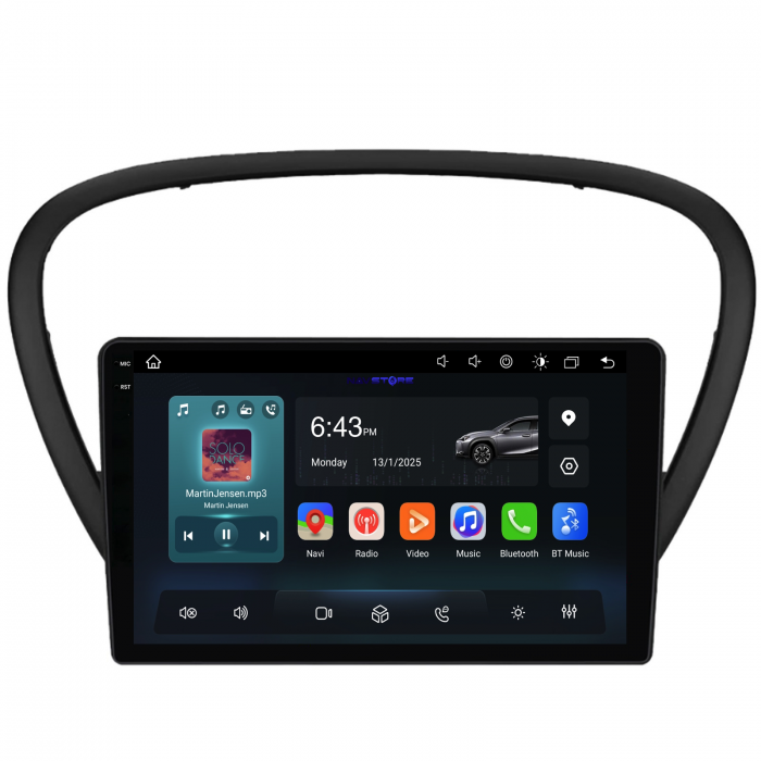 Navigatie Dedicata Peugeot 607 (2004-2011), 9Inch, 8Gb Ram, 256Gb Stocare, Carplay [5]