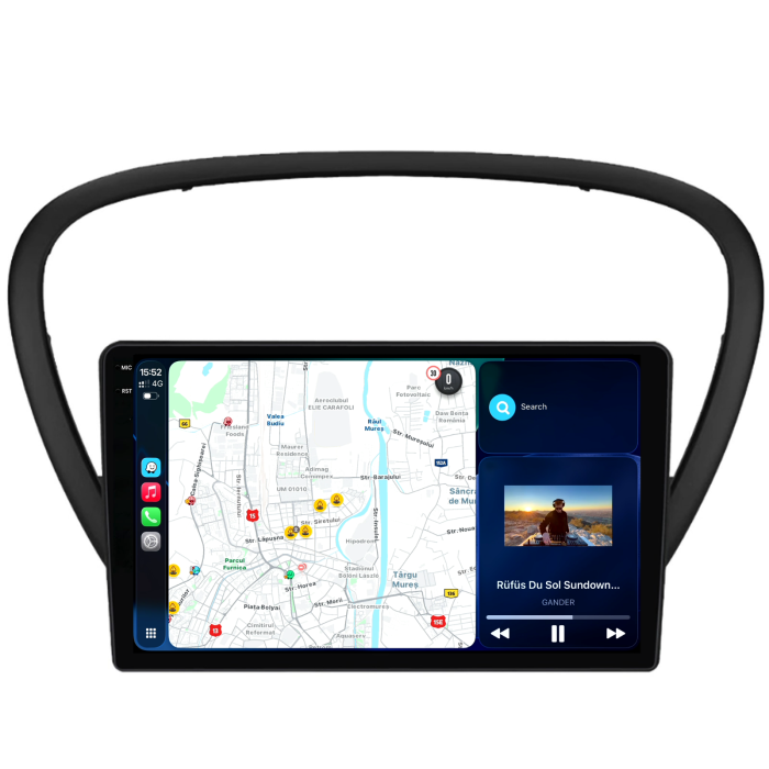 Navigatie Dedicata Peugeot 607 (2004-2011), 9Inch, 8Gb Ram, 256Gb Stocare, Carplay [2]