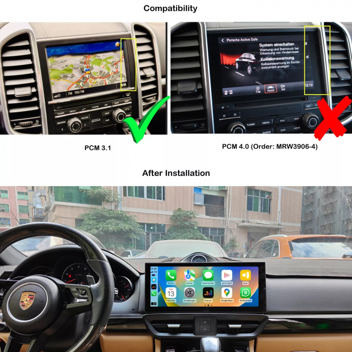 Navigatie Dedicata Porsche Cayenne (2010-2017), 12.3 Inch, 8Gb Ram, 128Gb Stocare, Carplay [6]