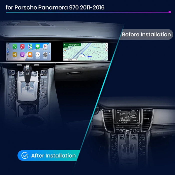 Navigatie Dedicata Porsche Panamera (2009-2016), 12.3Inch +10,9 8Gb Ram, 128Gb Stocare, Carplay [6]