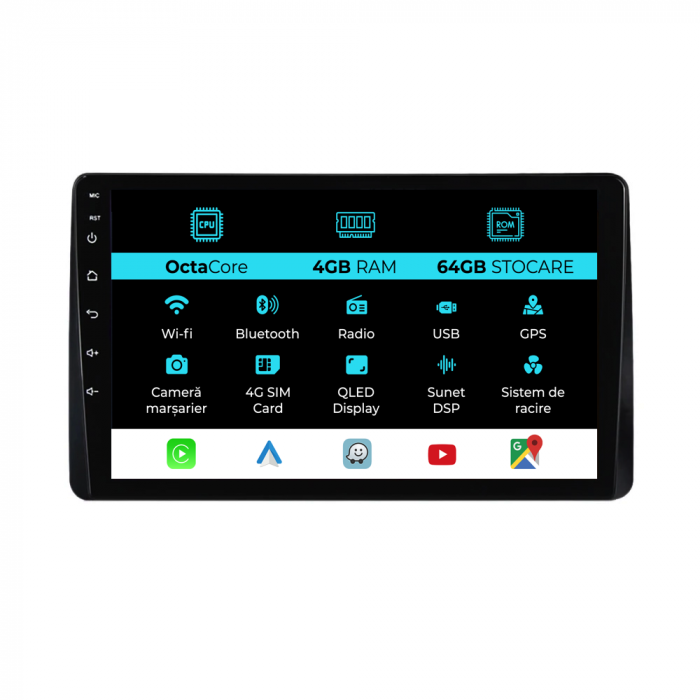 Navigatie Dedicata Renault Arkana (2019 - 2023), 10Inch, 4Gb Ram, 64Gb Stocare, Carplay [1]