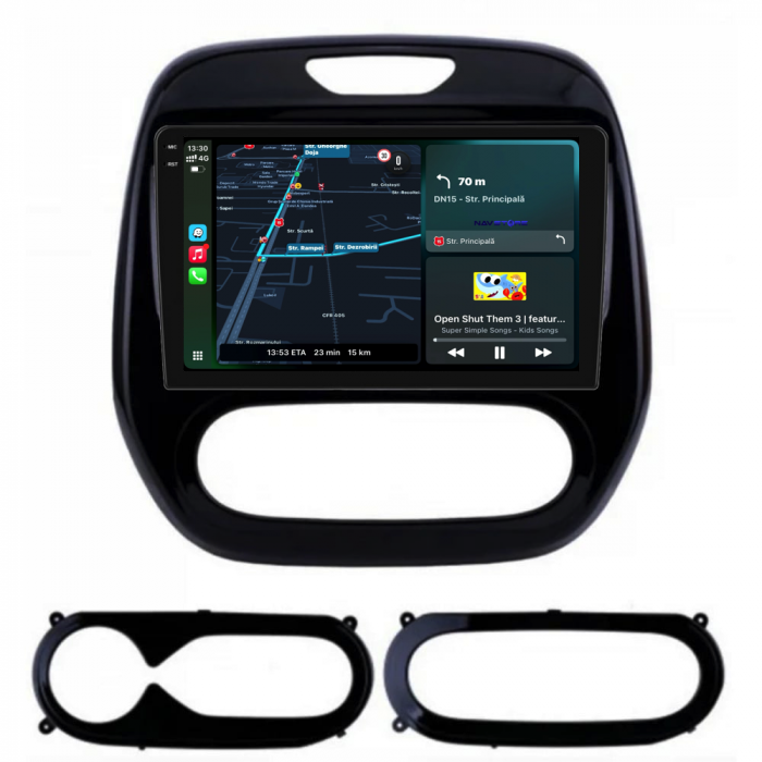 Navigatie Dedicata Renault Captur (2013-2020), 9Inch, 2Gb Ram, 32Gb Stocare, CarPlay [2]