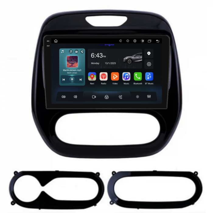 Navigatie Dedicata Renault Captur (2013-2020), 9Inch, 2Gb Ram, 32Gb Stocare, CarPlay [5]