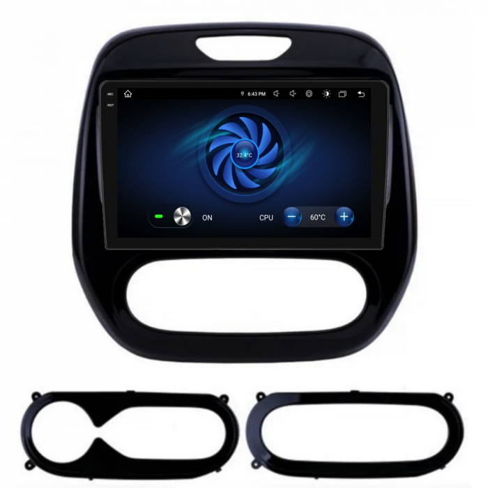 Navigatie Dedicata Renault Captur (2013-2020), 9Inch, 2Gb Ram, 32Gb Stocare, CarPlay [7]