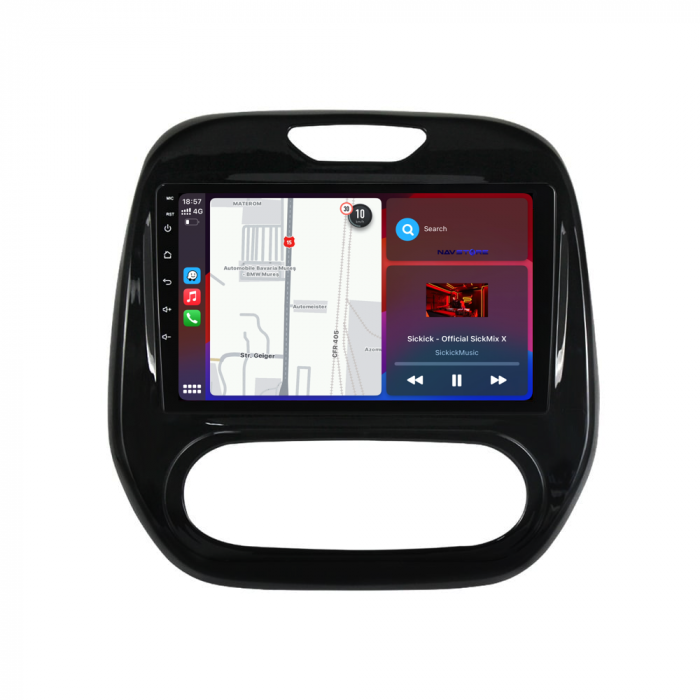 Navigatie Dedicata Renault Captur (2013-2020), 9Inch, 2Gb Ram, 64Gb Stocare, Carplay [3]