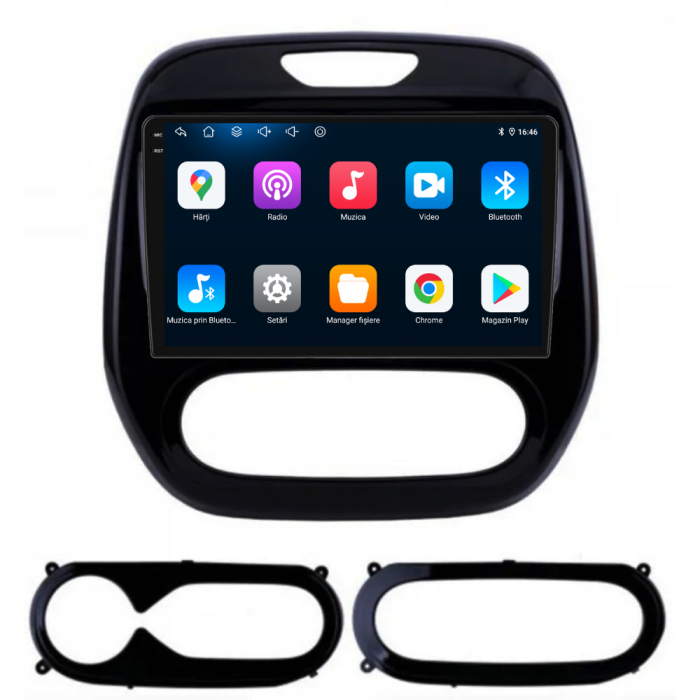 Navigatie Dedicata Renault Captur (2013-2020), 9Inch, 4Gb Ram, 64Gb Stocare, CarPlay [5]