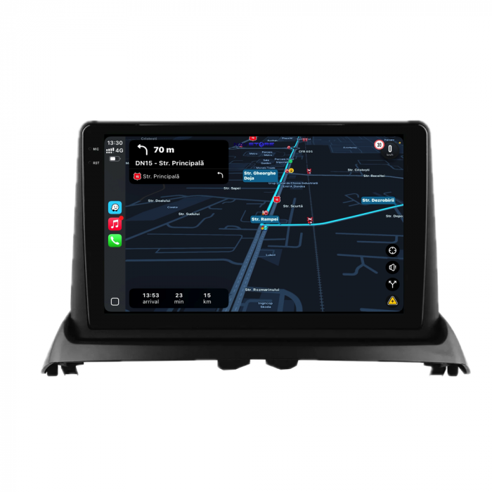 Navigatie Dedicata Renault Clio 2 (1998-2012), 9Inch, 4Gb Ram, 64Gb Stocare, Carplay [3]