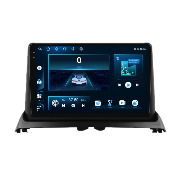 Navigatie Dedicata Renault Clio 2 (1998-2012), 9Inch, 6Gb Ram, 128Gb Stocare, Carplay [7]