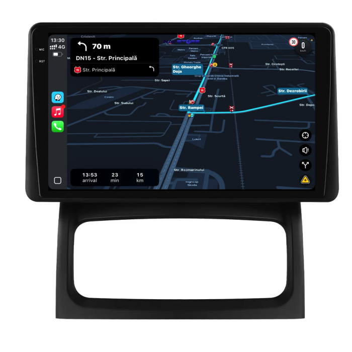 Navigatie Dedicata Renault Clio 2 (1998-2012), 2K, 12Gb Ram, 256Gb Stocare, Carplay [5]