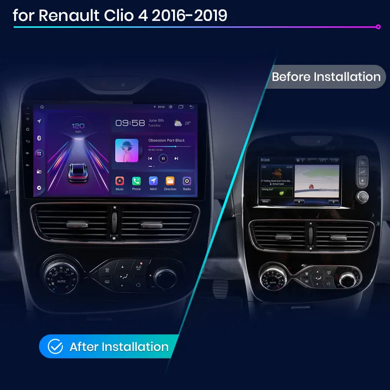 Navigatie Dedicata Renault Clio 4 (2012-2019), 9Inch, 1Gb Ram, 32Gb Stocare, Carplay [7]