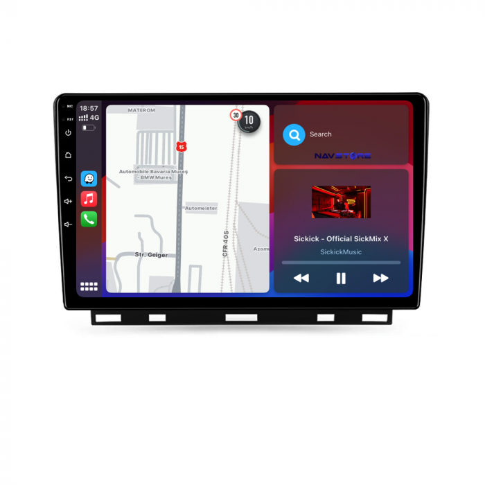 Navigatie Dedicata Renault Clio 5 (2019 - 2024), 9Inch, 2Gb Ram, 64Gb Stocare, Carplay [3]
