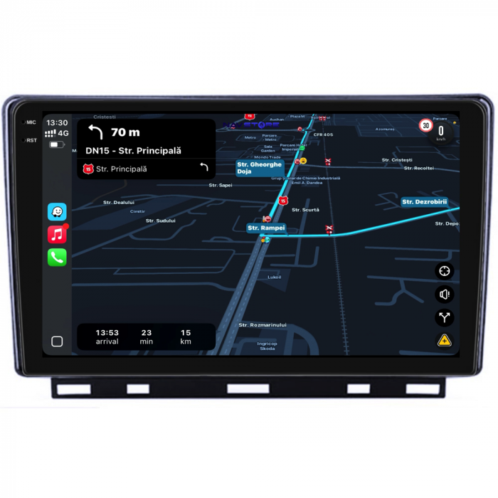 Navigatie Dedicata Renault Clio 5 (2019-2024), 9Inch, 4Gb Ram, 64Gb Stocare, Carplay [3]