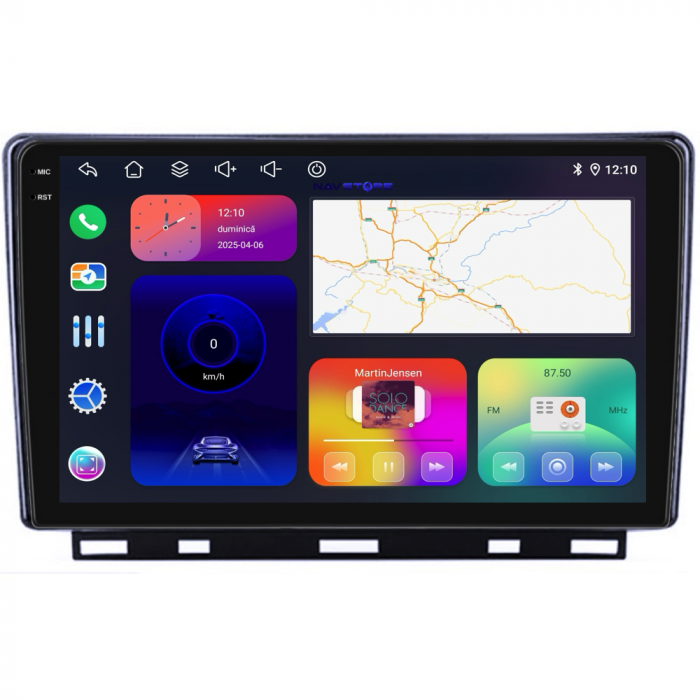 Navigatie Dedicata Renault Clio 5 (2019-2024), 9Inch, 6Gb Ram, 128Gb Stocare, Carplay [6]