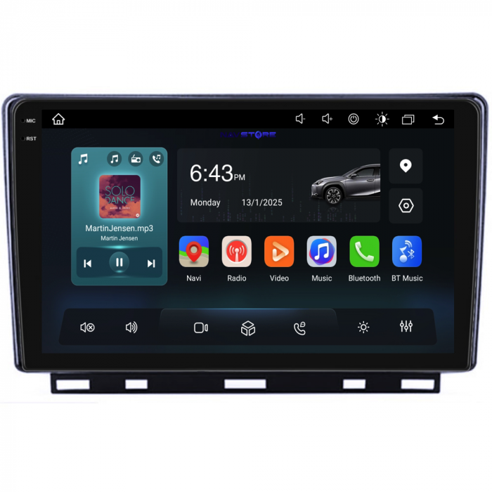 Navigatie Dedicata Renault Clio 5 (2019-2024), 2K, 8Gb Ram, 256Gb Stocare, Carplay [5]