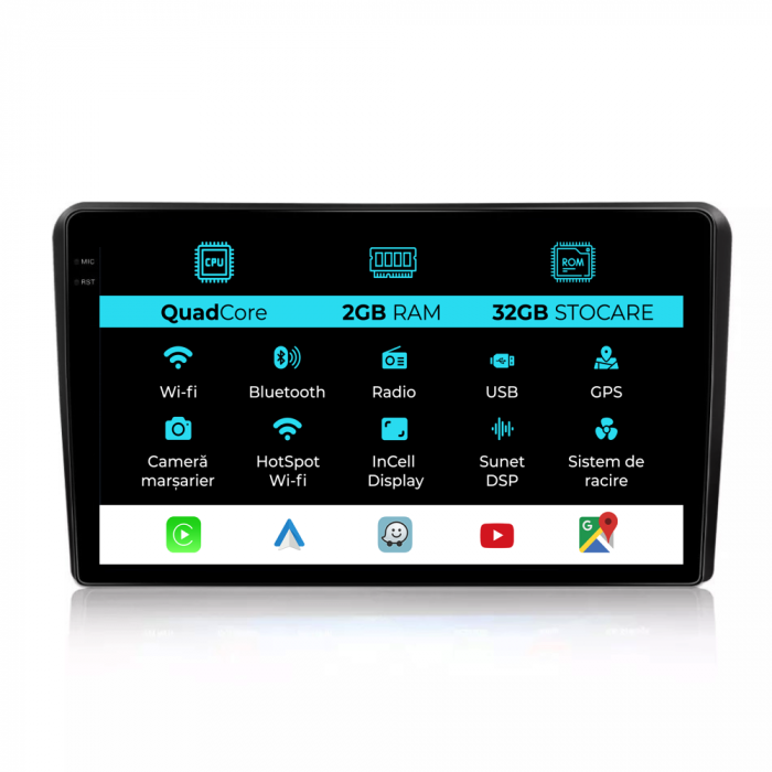 Navigatie Dedicata Renault Express (2021-2025), 9Inch, 2Gb Ram, 32Gb Stocare, Carplay [1]