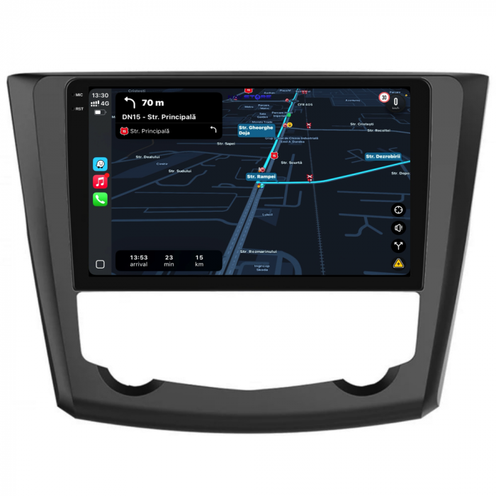 Navigatie Dedicata Renault Kadjar (2015-2019),QuadCore, 9Inch, 4Gb Ram, 64Gb Stocare, Carplay [3]