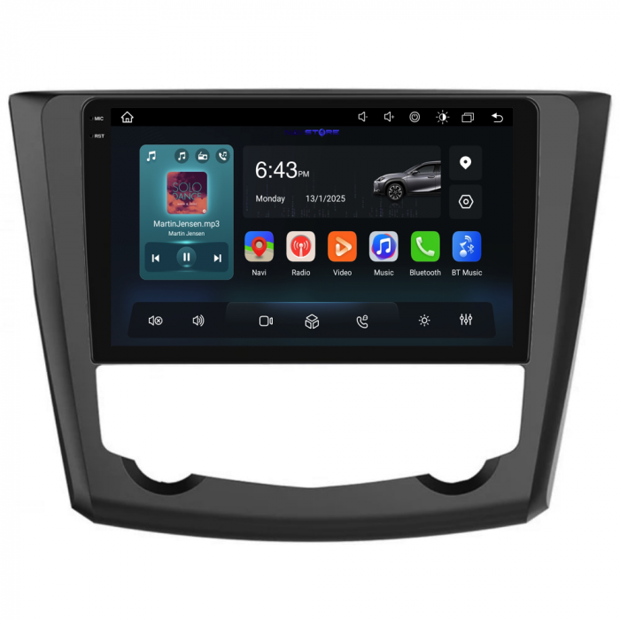 Navigatie Dedicata Renault Kadjar (2015-2019),QuadCore, 9Inch, 4Gb Ram, 64Gb Stocare, Carplay [5]