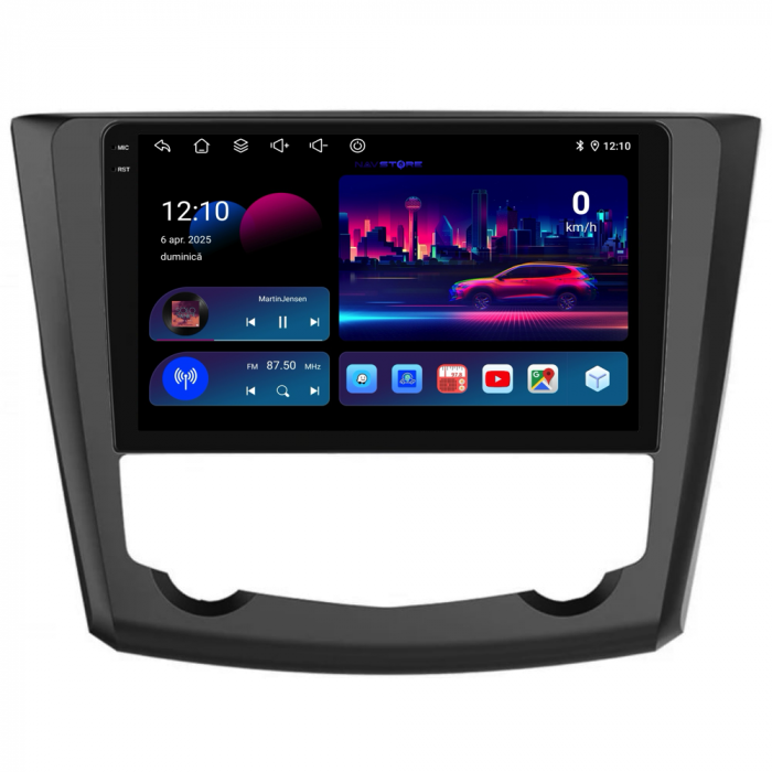 Navigatie Dedicata Renault Kadjar (2015-2019),QuadCore, 9Inch, 4Gb Ram, 64Gb Stocare, Carplay [4]