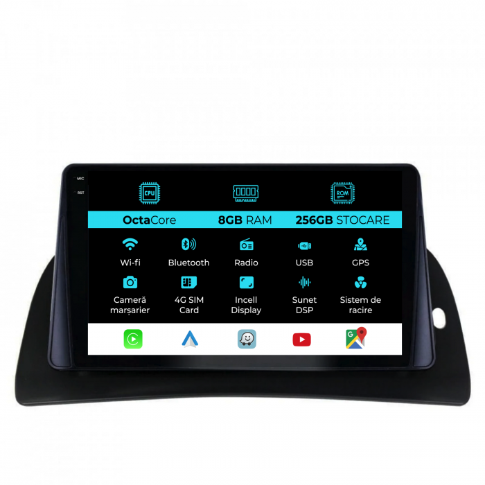 Navigatie Dedicata Renault Kangoo (2015-2020), 9Inch, 8Gb Ram, 256Gb Stocare, Carplay [1]