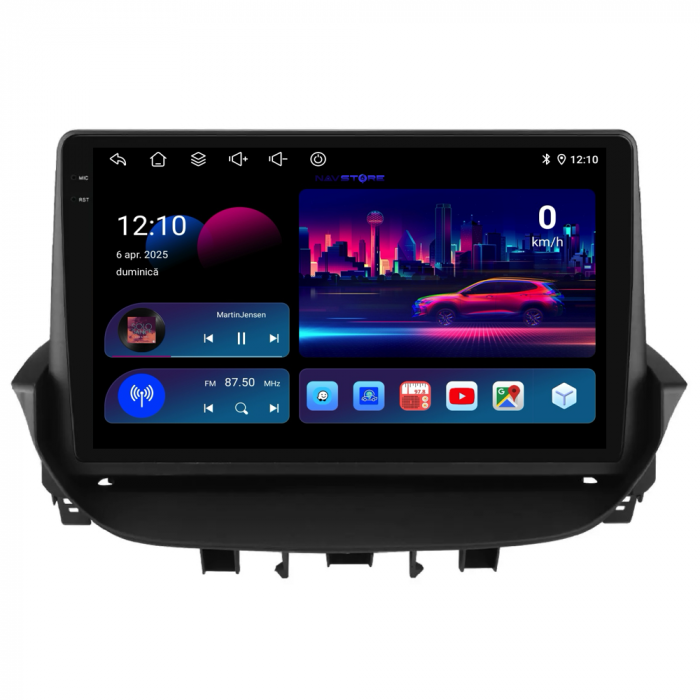 Navigatie Dedicata Renault Laguna (2001-2007), 9Inch, 6Gb Ram, 128Gb Stocare, Carplay [4]