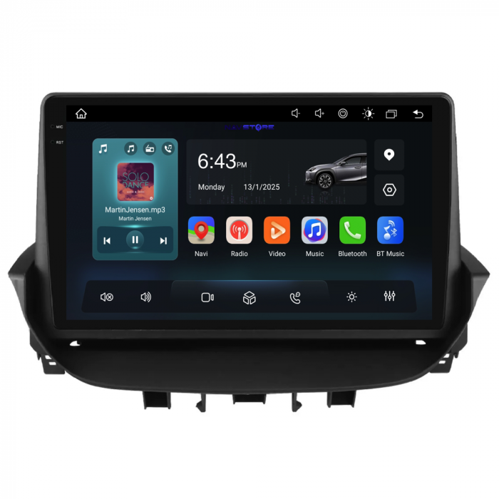 Navigatie Dedicata Renault Laguna (2001-2007), 9Inch, 6Gb Ram, 128Gb Stocare, Carplay [5]