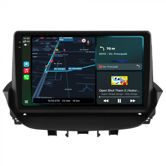 Navigatie Dedicata Renault Laguna (2001-2007), 9Inch, 6Gb Ram, 128Gb Stocare, Carplay [2]