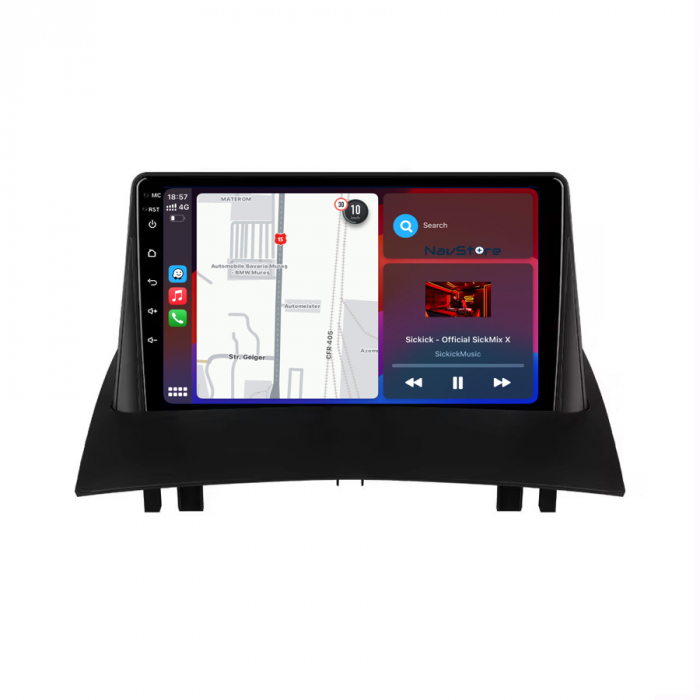 Navigatie Dedicata Renault Megane 2 (2002-2009), 9 Inch, 2Gb Ram, 64Gb stocare, Carplay [3]