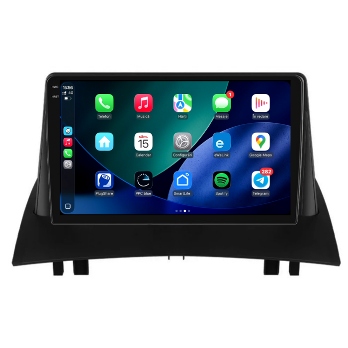 Navigatie Dedicata Renault Megane 2 (2002-2009), 9 Inch, 2Gb Ram, 32Gb stocare, Carplay [3]