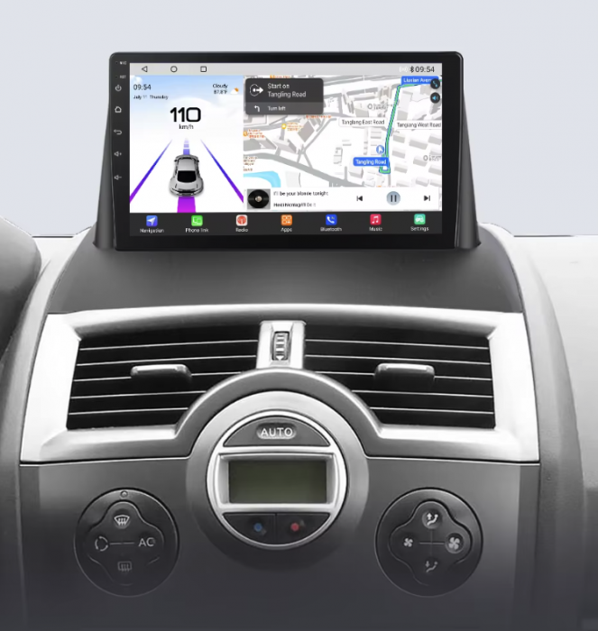 Navigatie Dedicata Renault Megane 2 (2002-2009), 9 Inch, 6Gb Ram, 128Gb stocare, Carplay [6]