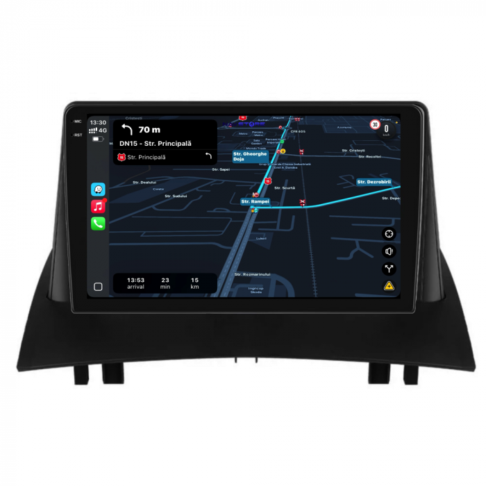 Navigatie Dedicata Renault Megane 2 (2002-2009), 9 Inch, 6Gb Ram, 128Gb stocare, Carplay [3]